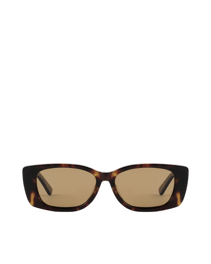 THE HEPBURN Havana Tort-Chocolate Sunglasses