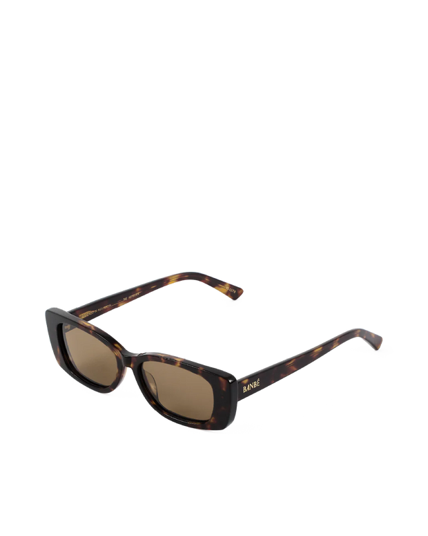 THE HEPBURN Havana Tort-Chocolate Sunglasses