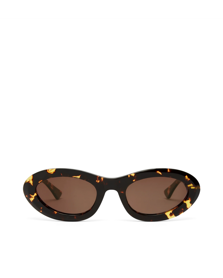 THE JASMINE Amber Tort-Auburn Sunglasses
