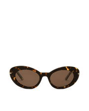 THE ROCHA Amber Tort-Auburn Sunglasses