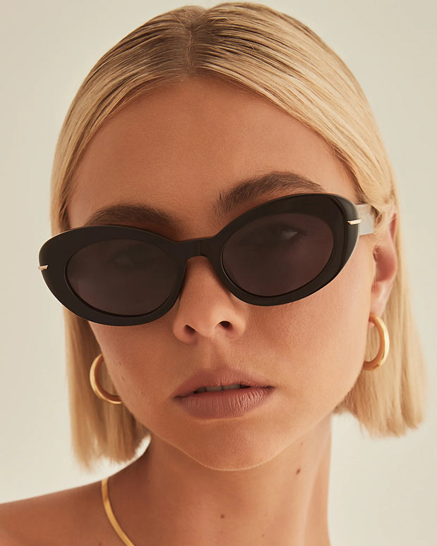 THE ROCHA Black-Jet Sunglasses