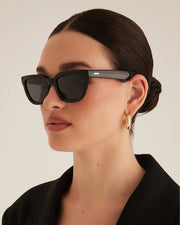 THE SCARLETTE - Black-Black Sunglasses