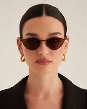 THE SYDNEY - Bronze-Dark Chocolate Sunglasses