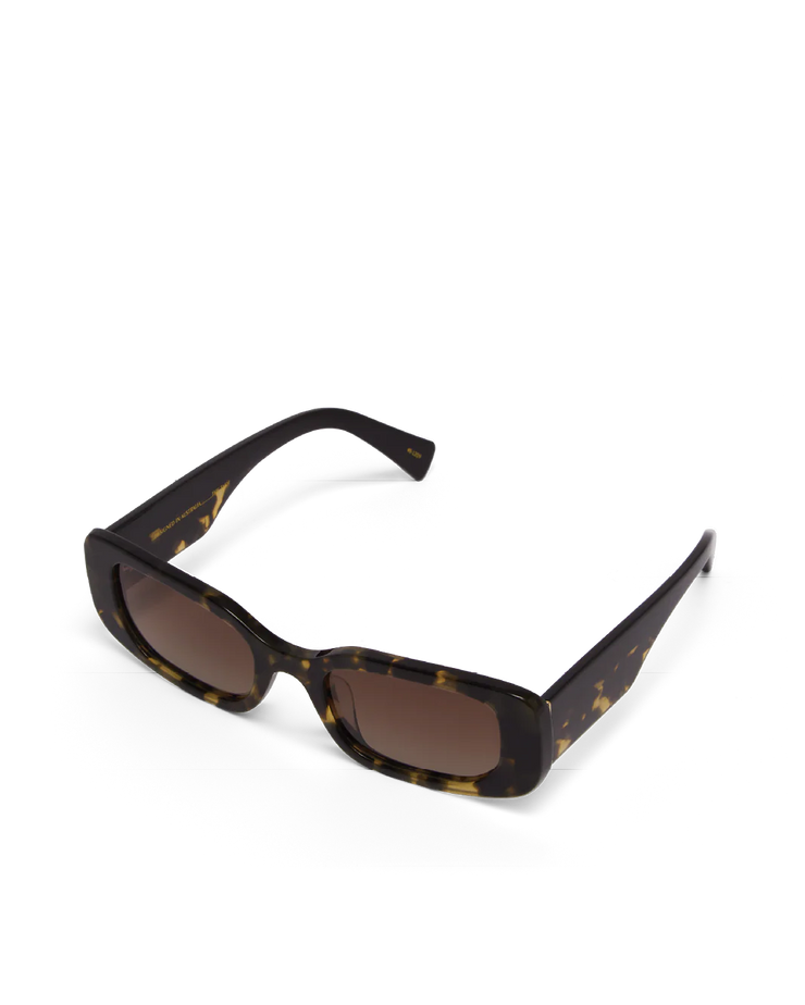 THE TASH Toffee Tort Black-Pecan Sunglasses