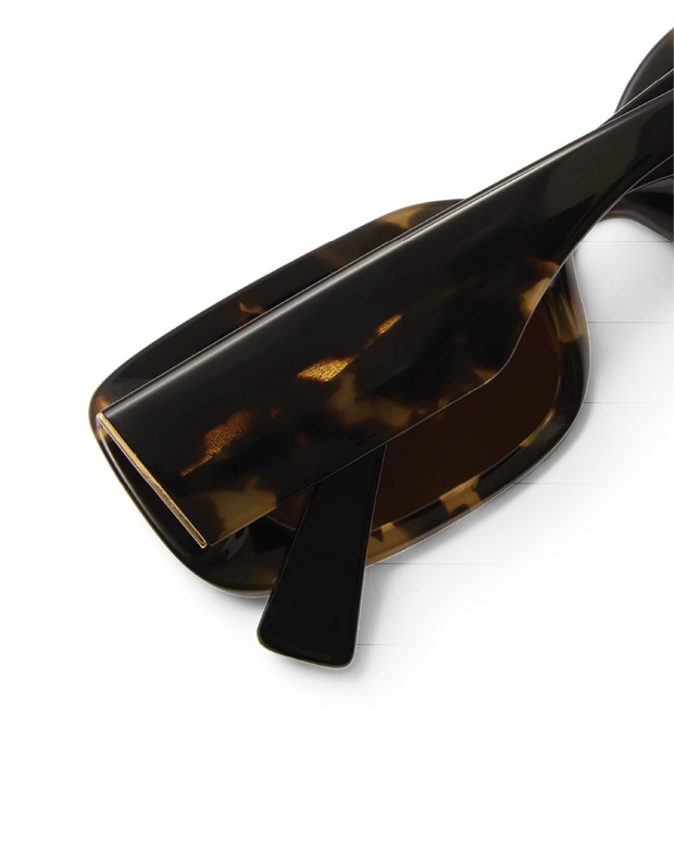 THE TASH Toffee Tort Black-Pecan Sunglasses