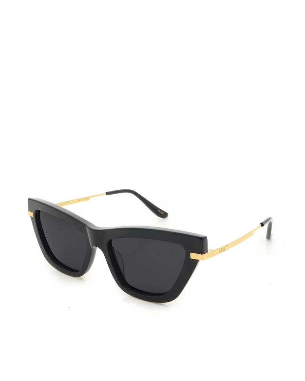 THE WHITNEY Black-Jet Sunglasses
