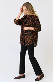 (PRE-ORDER) Tammy Shirt - Coco Leopard
