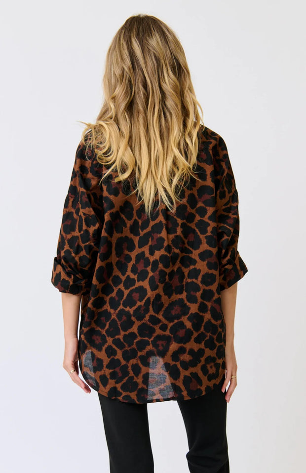 (PRE-ORDER) Tammy Shirt - Coco Leopard