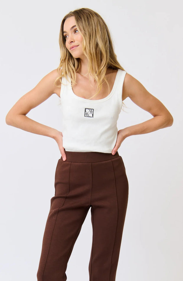 Tarrah Tank - White