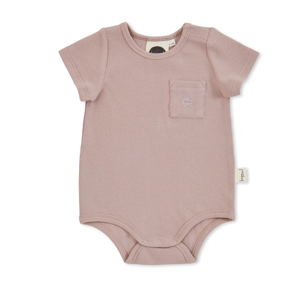 KAPOW - Taupe Rib Bodysuit