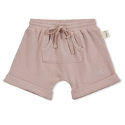 KAPOW - Taupe Rib Shorts