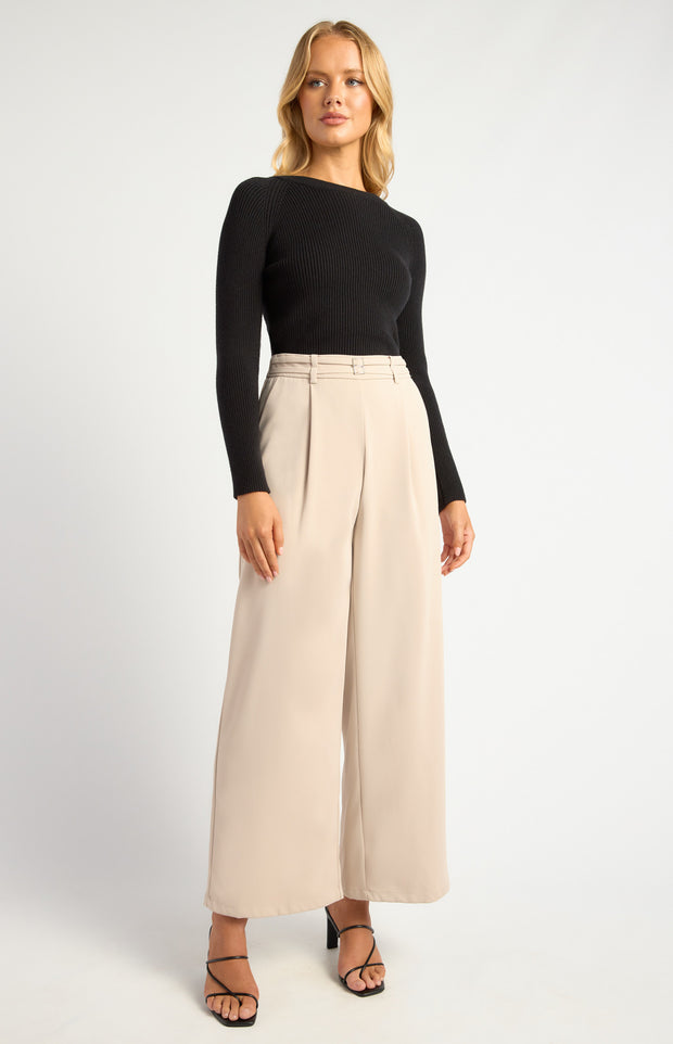 Teagan Knit Top - Black