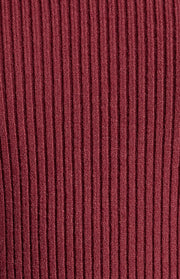 Teagan Knit Top - Merlot