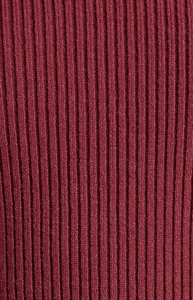 Teagan Knit Top - Merlot