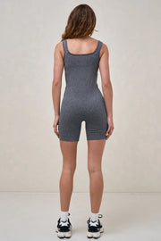 The Movement Romper - Charcoal