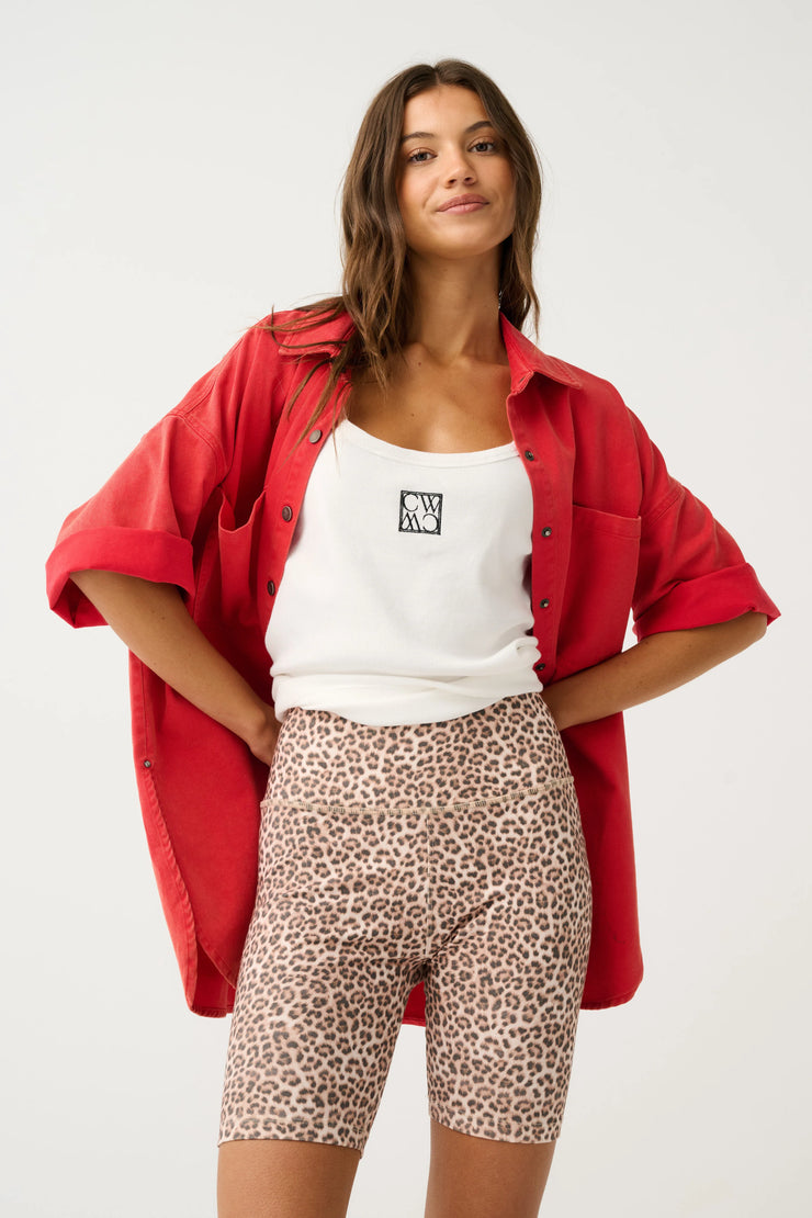 (PRE-ORDER) Tia Bike Short - Leopard