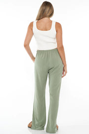 Time And Place Linen Pant - Sage