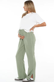 Time And Place Linen Pant - Sage