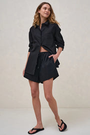 Timeless Linen Short - Black