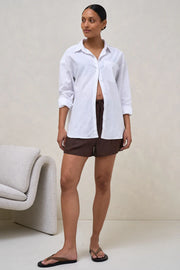 Timeless Relaxed Linen Shirt - White