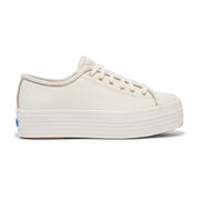 KEDS - Triple Up Leather - White/Gold