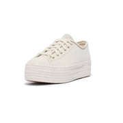 KEDS - Triple Up Leather - White/Gold