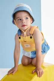 KAPOW - Two Tone Terry Romper