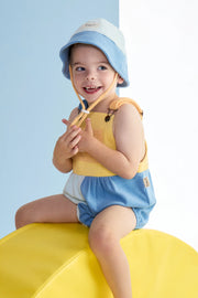 KAPOW - Two Tone Terry Romper