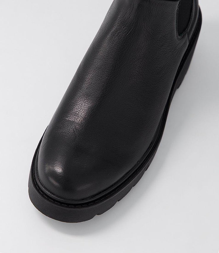 UNITA Leather Chelsea Boots - Black