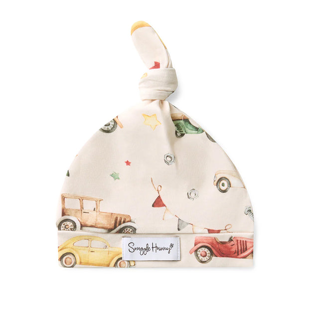 Knotted Hat - Vintage Cars