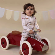Snugglesuit Convertible Romper - Vintage Cars