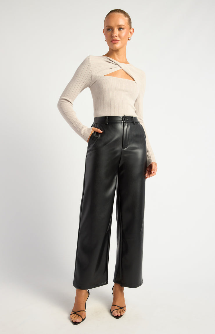 Kayce Faux Leather Pants