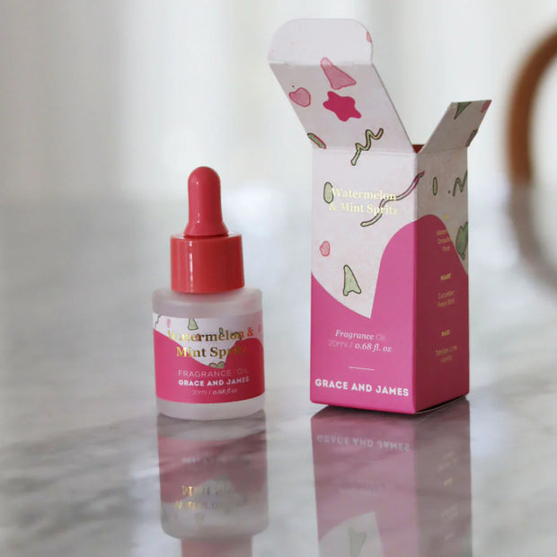 HEART Felt Air Freshener - Watermelon & Mint Spritz