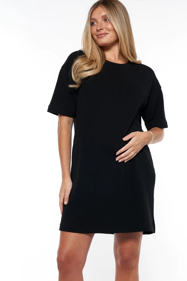 What's Next T-Shirt Dress - Black