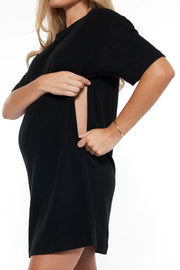 What's Next T-Shirt Dress - Black