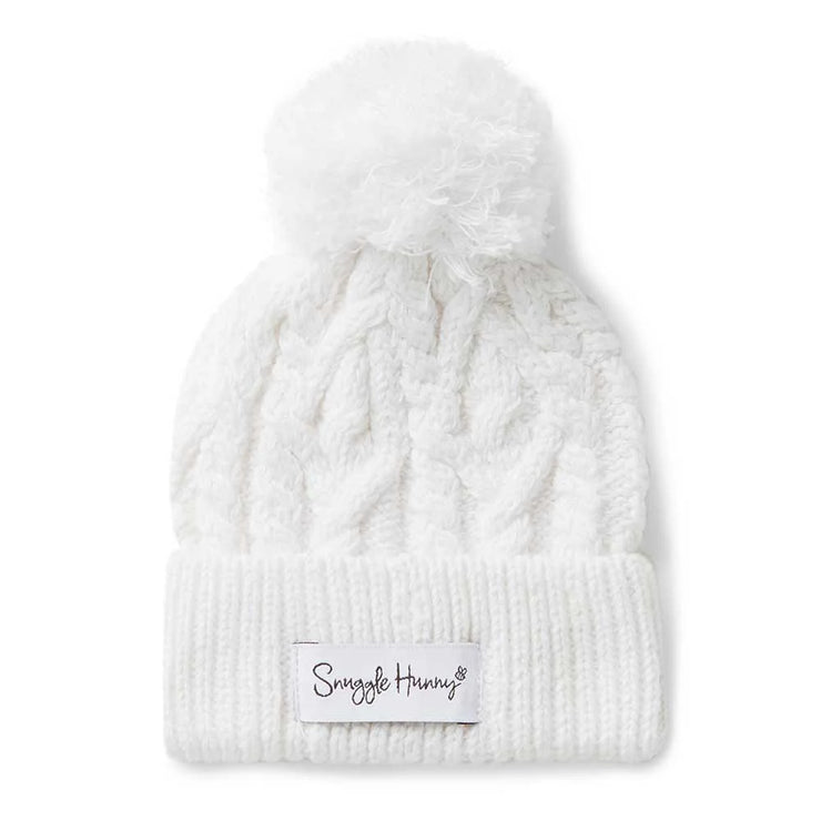 Knit Beanie Organic - White