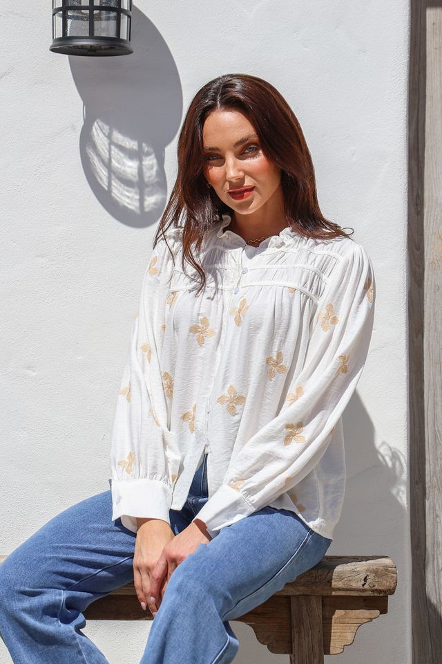 Florence Shirt -White