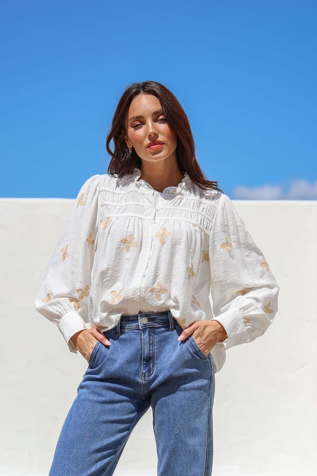 Florence Shirt -White