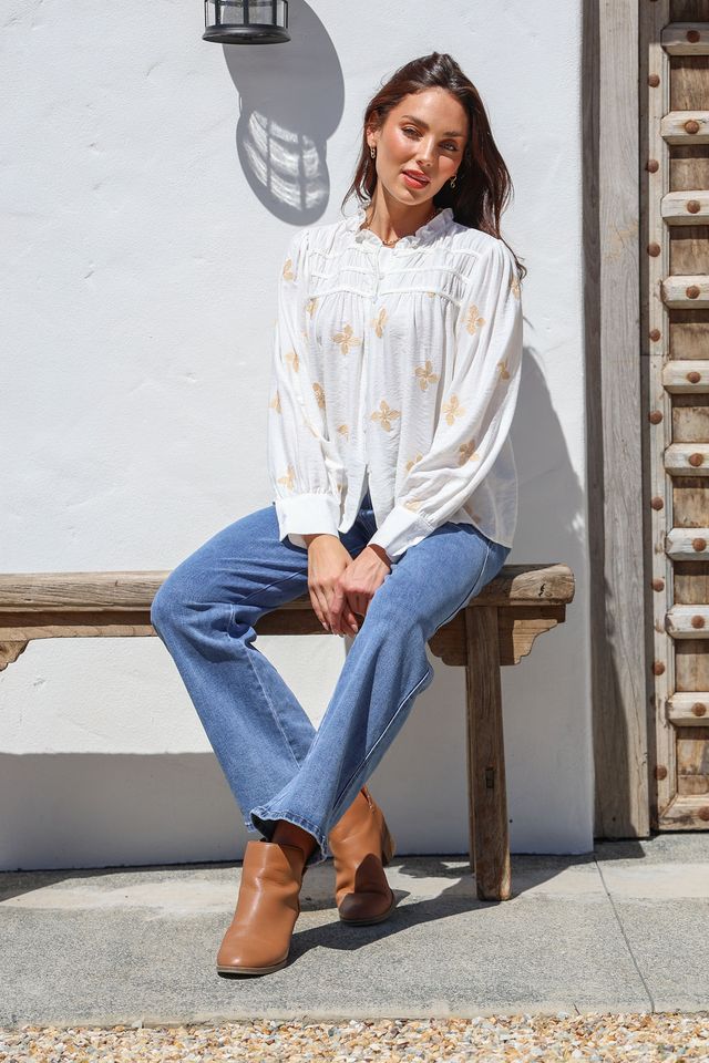 Florence Shirt -White