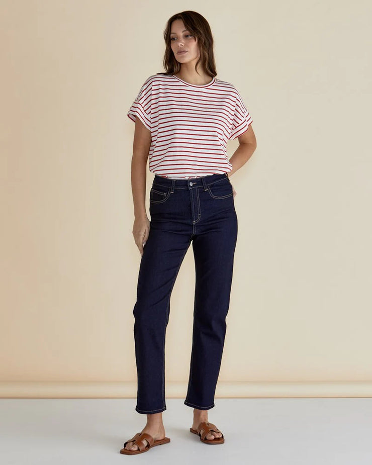 Willa Tee - Red Stripe