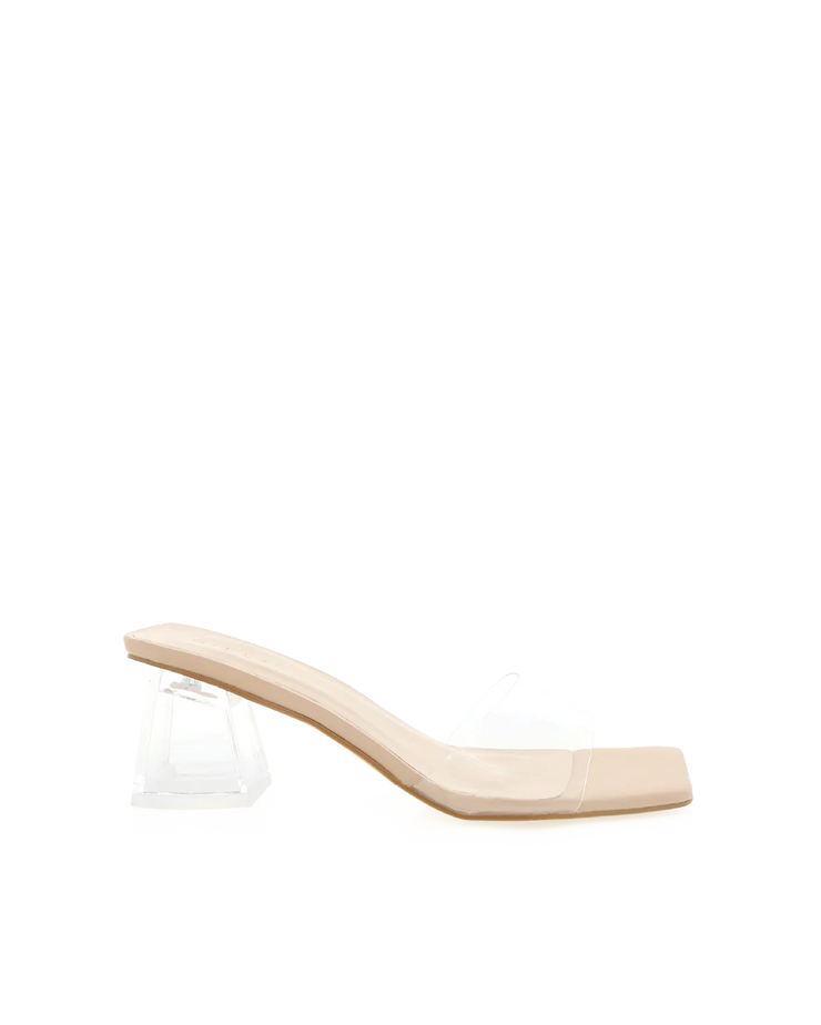 XAVA Heels - Nude Clear