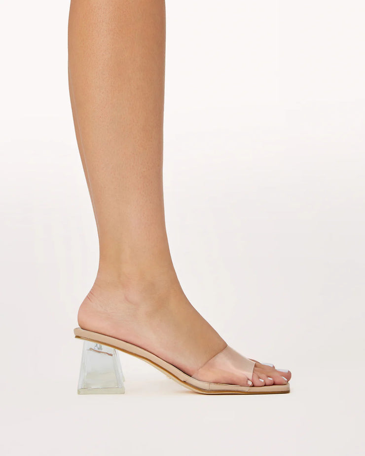 XAVA Heels - Nude Clear