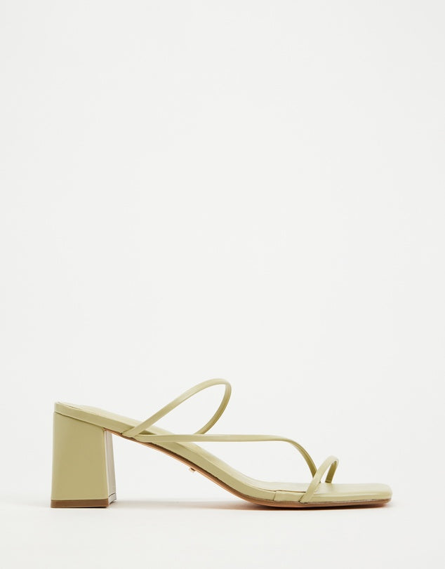 YAZMIN Block Heels - Sage
