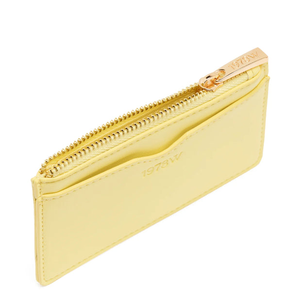 ZIP Card Wallet - Yellow