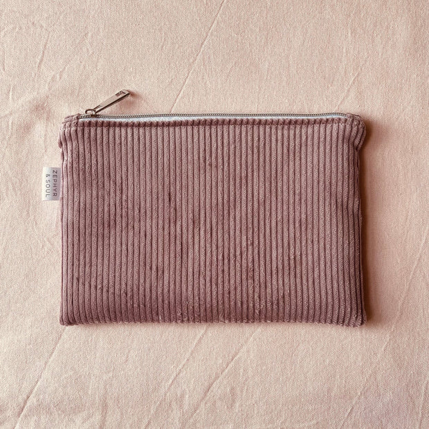 Zipper Pouch - Dusty Pink