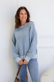 Zoe Knit Jumper - Blue