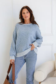 Zoe Knit Jumper - Blue