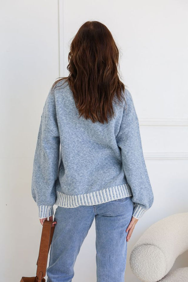 Zoe Knit Jumper - Blue