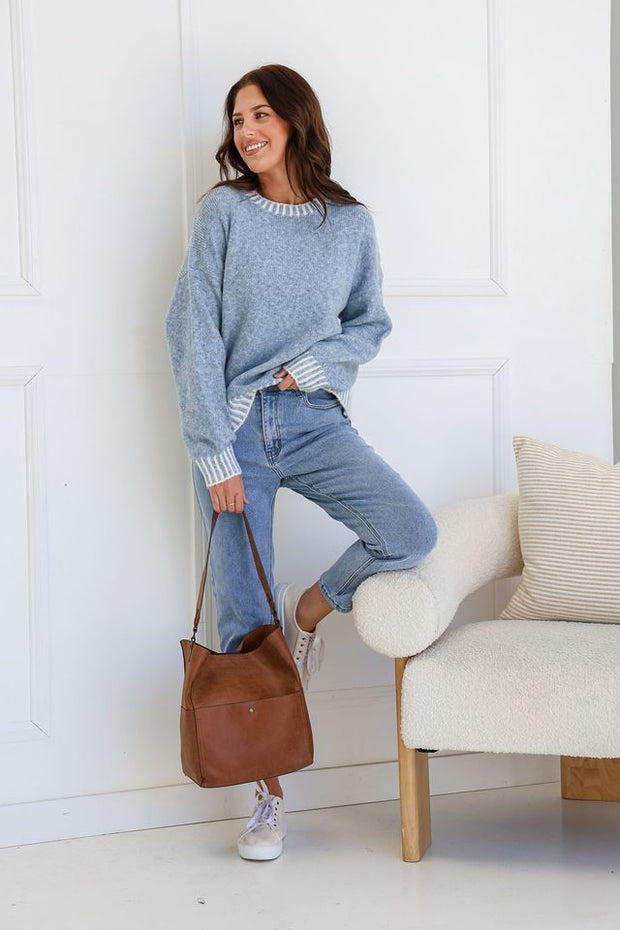 Zoe Knit Jumper - Blue