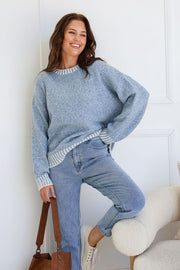 Zoe Knit Jumper - Blue